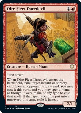 Dire Fleet Daredevil (121) (Commander: Adventures in the Forgotten Realms)
