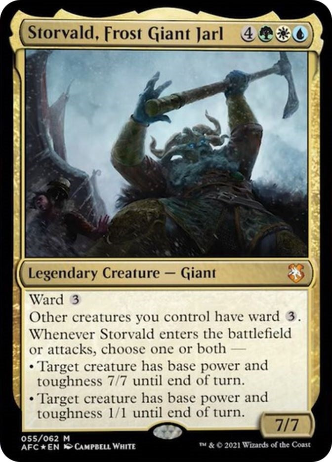 Storvald, Frost Giant Jarl (55) (Commander: Adventures in the Forgotten Realms)