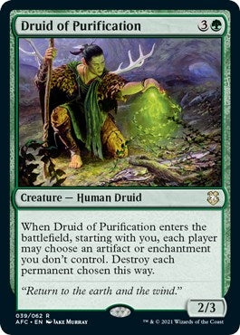 Druid of Purification (39) (Commander: Adventures in the Forgotten Realms)