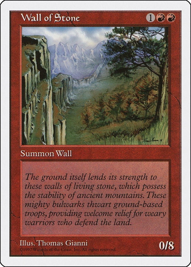 Image for Wall of Stone - Magic: The Gathering