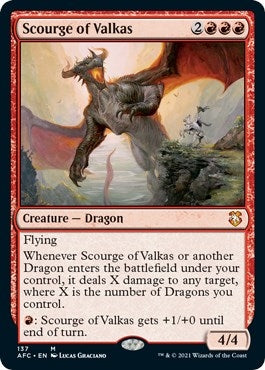 Scourge of Valkas (137) (Commander: Adventures in the Forgotten Realms)