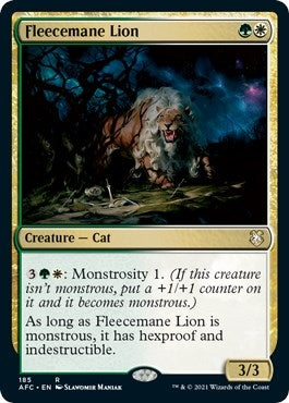 Fleecemane Lion (185) (Commander: Adventures in the Forgotten Realms)