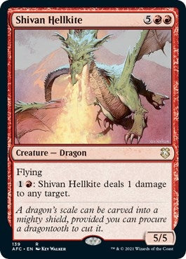 Shivan Hellkite (139) (Commander: Adventures in the Forgotten Realms)