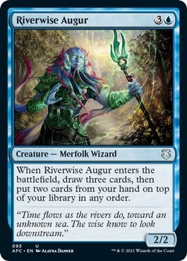 Riverwise Augur (93) (Commander: Adventures in the Forgotten Realms)