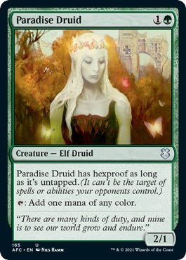 Paradise Druid (165) (Commander: Adventures in the Forgotten Realms)