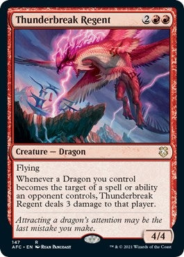 Thunderbreak Regent (147) (Commander: Adventures in the Forgotten Realms)