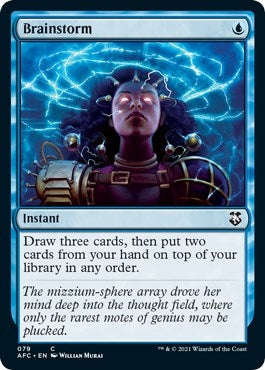 Brainstorm (79) (Commander: Adventures in the Forgotten Realms)