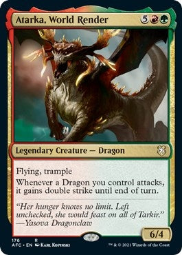 Atarka, World Render (176) (Commander: Adventures in the Forgotten Realms)