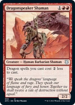 Dragonspeaker Shaman (330) (Commander: Adventures in the Forgotten Realms)