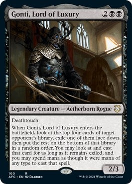 Gonti, Lord of Luxury (100) (Commander: Adventures in the Forgotten Realms)