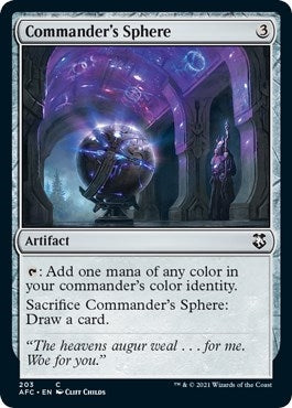 Commander's Sphere (203) (Commander: Adventures in the Forgotten Realms)