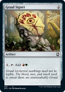 Gruul Signet (207) (Commander: Adventures in the Forgotten Realms)