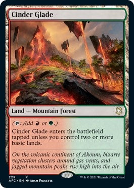 Cinder Glade (229) (Commander: Adventures in the Forgotten Realms)