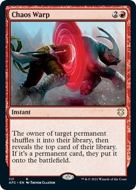 Chaos Warp (117) (Commander: Adventures in the Forgotten Realms)