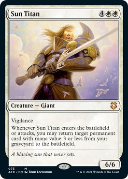 Sun Titan (73) (Commander: Adventures in the Forgotten Realms)