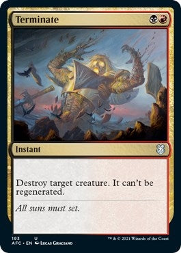 Terminate (193) (Commander: Adventures in the Forgotten Realms)