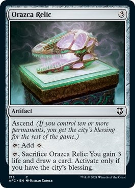 Orazca Relic (213) (Commander: Adventures in the Forgotten Realms)