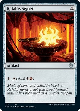 Rakdos Signet (214) (Commander: Adventures in the Forgotten Realms)