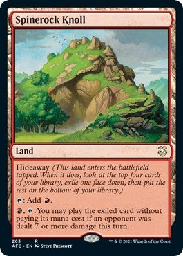 Spinerock Knoll (263) (Commander: Adventures in the Forgotten Realms)