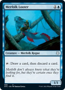 Merfolk Looter (86) (Commander: Adventures in the Forgotten Realms)