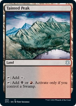 Tainted Peak (266) (Commander: Adventures in the Forgotten Realms)
