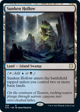 Sunken Hollow (265) (Commander: Adventures in the Forgotten Realms)