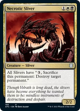 Necrotic Sliver (188) (Commander: Adventures in the Forgotten Realms)