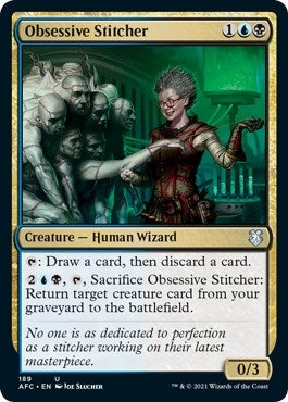 Obsessive Stitcher (189) (Commander: Adventures in the Forgotten Realms)