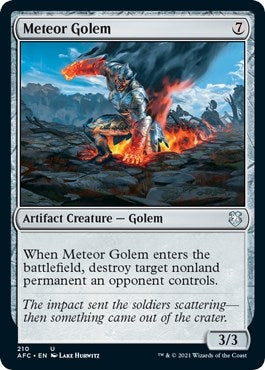 Meteor Golem (210) (Commander: Adventures in the Forgotten Realms)