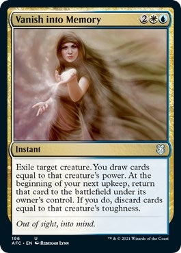 Vanish into Memory (196) (Commander: Adventures in the Forgotten Realms)