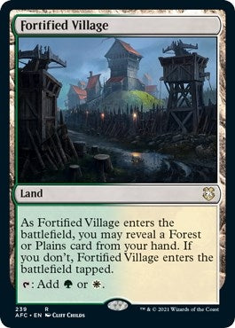 Fortified Village (239) (Commander: Adventures in the Forgotten Realms)