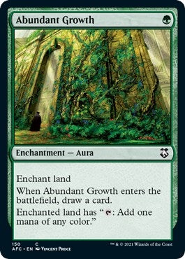Abundant Growth (150) (Commander: Adventures in the Forgotten Realms)