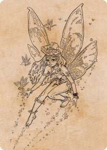 Pixie Guide (Showcase) Art Card (78) (Art Series: Adventures in the Forgotten Realms)