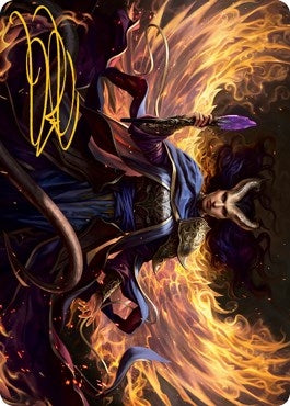 Farideh, Devil's Chosen Art Card (Gold-Stamped Signature) (32) (Art Series: Adventures in the Forgotten Realms)