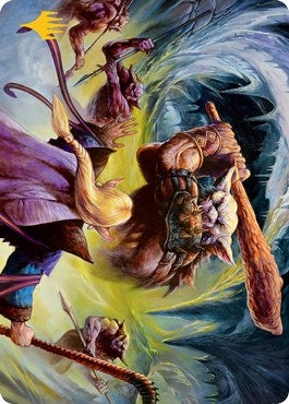 Den of the Bugbear (34/81) Art Card (Gold-Stamped) (34) (Art Series: Adventures in the Forgotten Realms)