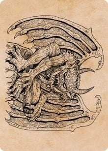 Cloister Gargoyle (Showcase) Art Card (65) (Art Series: Adventures in the Forgotten Realms)