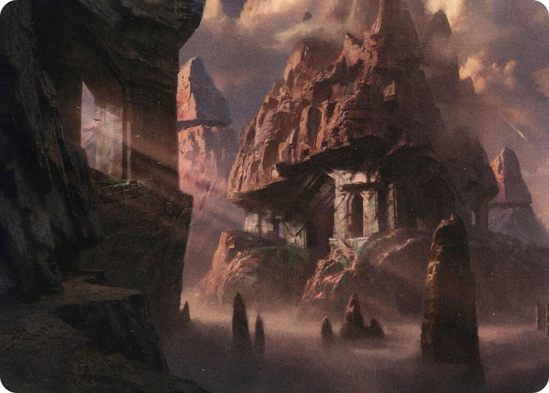 Mountain (62/81) Art Card (62) (Art Series: Adventures in the Forgotten Realms)