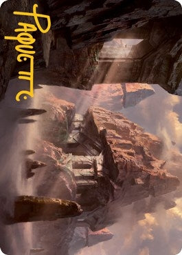 Mountain (62/81) Art Card (Gold-Stamped Signature) (62) (Art Series: Adventures in the Forgotten Realms)
