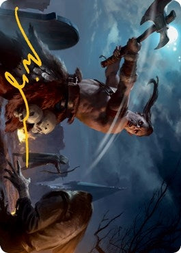 Critical Hit Art Card (Gold-Stamped Signature) (38) (Art Series: Adventures in the Forgotten Realms)