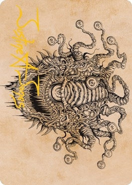 Baleful Beholder (Showcase) Art Card (Gold-Stamped Signature) (68) (Art Series: Adventures in the Forgotten Realms)