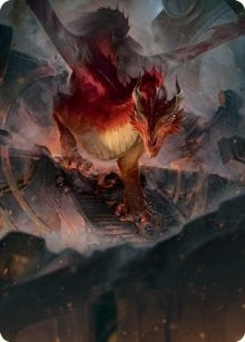 Red Dragon Art Card (81) (Art Series: Adventures in the Forgotten Realms)