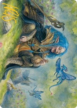 Feywild Trickster Art Card (Gold-Stamped Signature) (70) (Art Series: Adventures in the Forgotten Realms)