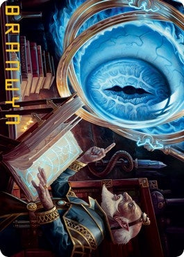 Contact Other Plane Art Card (Gold-Stamped Signature) (37) (Art Series: Adventures in the Forgotten Realms)