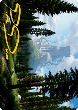 Forest (61/81) Art Card (Gold-Stamped Signature) (61) (Art Series: Adventures in the Forgotten Realms)