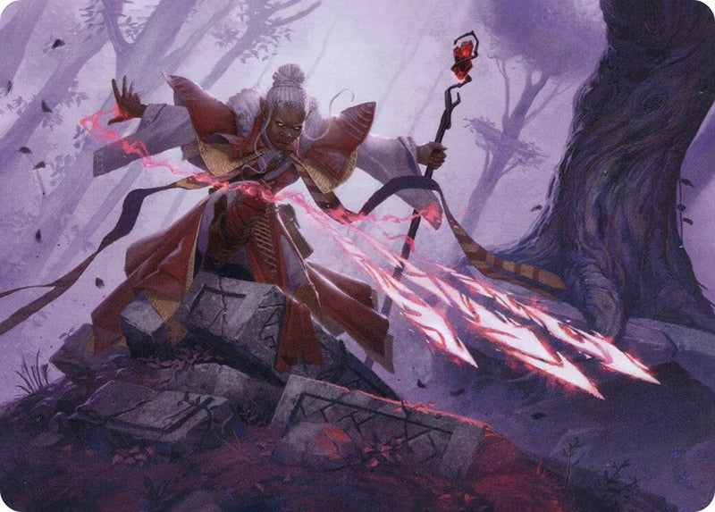 Magic Missile Art Card (48) (Art Series: Adventures in the Forgotten Realms)
