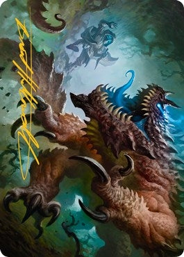 Basilisk Art Card (Gold-Stamped Signature) (9) (Art Series: Adventures in the Forgotten Realms)
