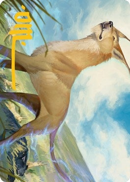 Blink Dog Art Card (Gold-Stamped Signature) (20) (Art Series: Adventures in the Forgotten Realms)