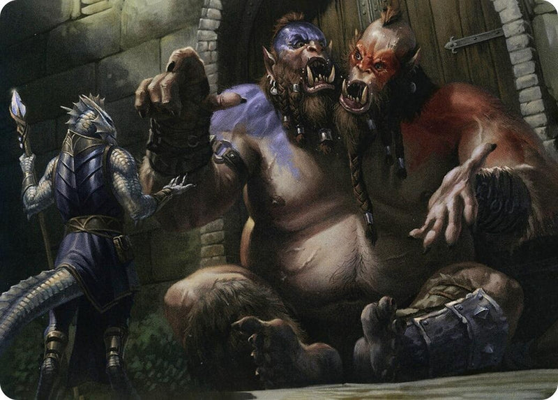Ettin Art Card (13) (Art Series: Adventures in the Forgotten Realms)