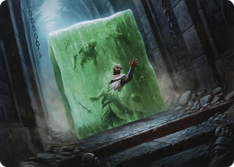 Gelatinous Cube Art Card (7) (Art Series: Adventures in the Forgotten Realms)