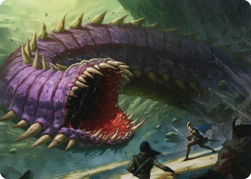 Purple Worm Art Card (3) (Art Series: Adventures in the Forgotten Realms)